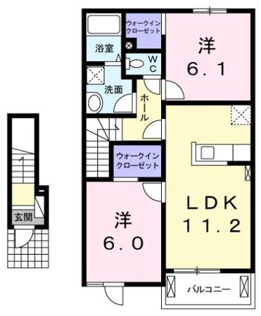 エー　エンジェルの物件間取画像